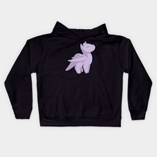 Purple Chibi Dragon Kids Hoodie